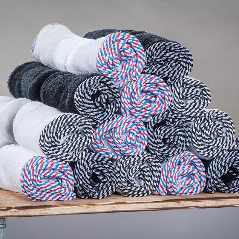 Stack of barbertowels