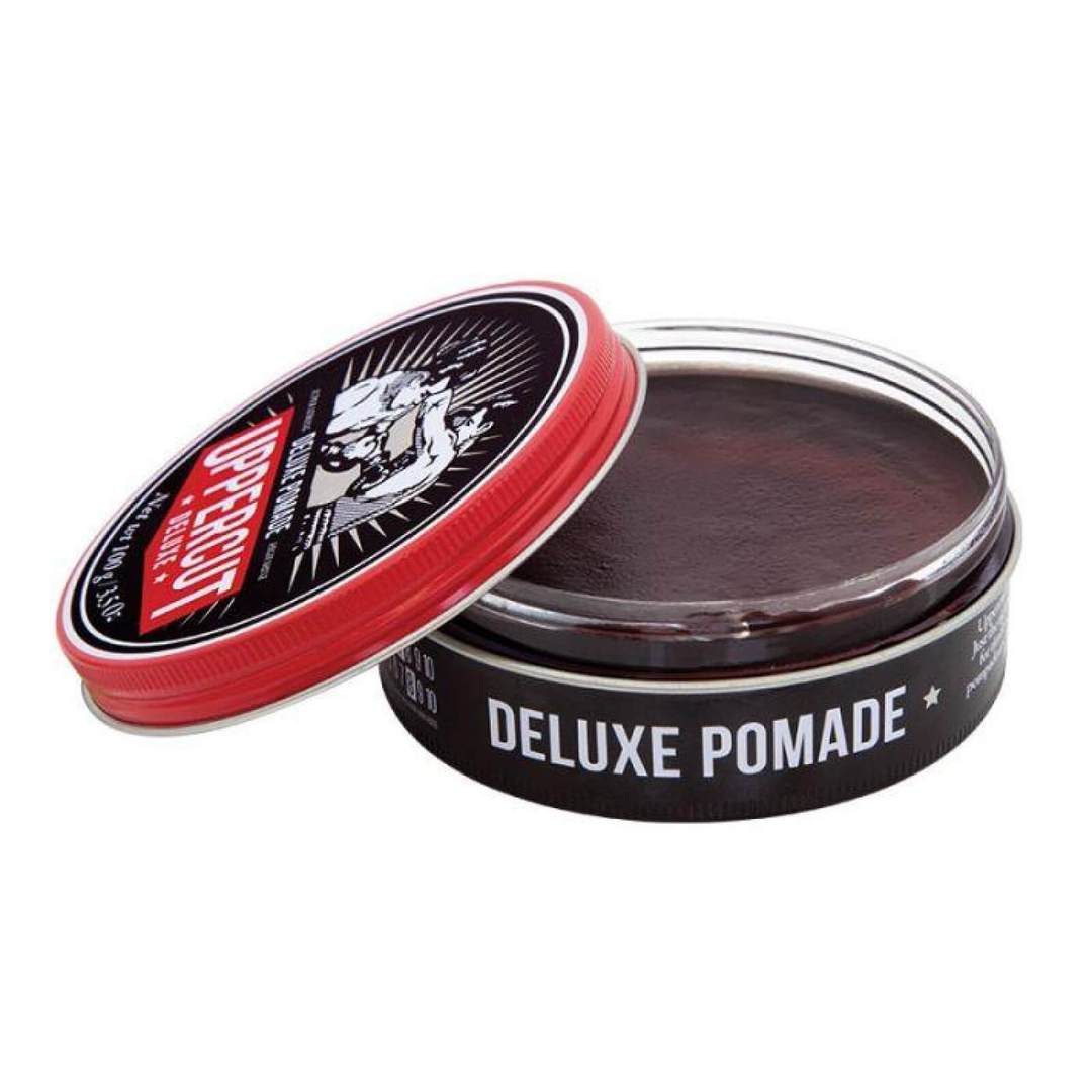 Uppercut Deluxe Pomade 100g Open Jar