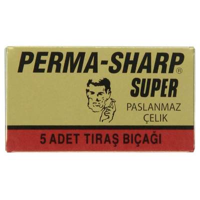 Perma-Sharp Stainless Double Edge Barberblader